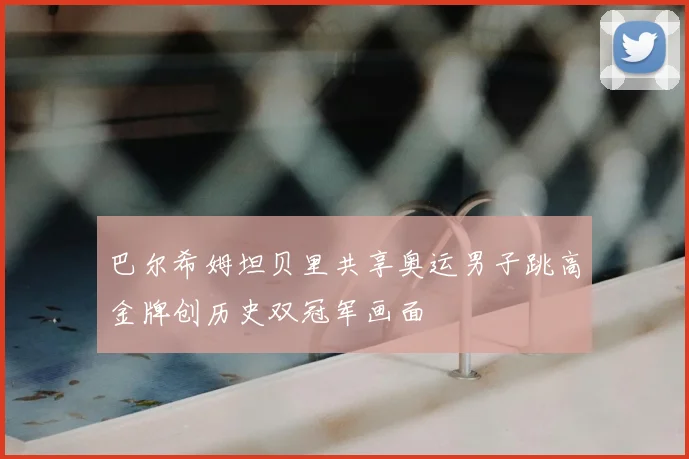 巴尔希姆坦贝里共享奥运男子跳高金牌创历史双冠军画面