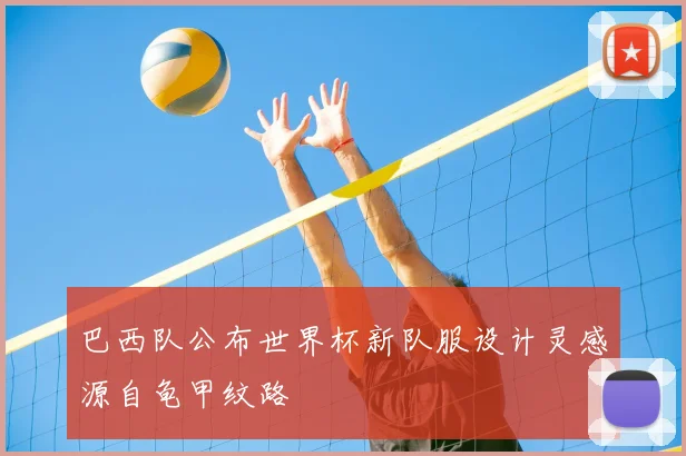 巴西队公布世界杯新队服设计灵感源自龟甲纹路